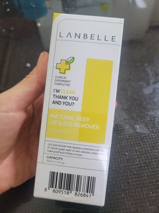 랑벨 내츄럴 딥 립앤아이 리무버 210ml — 5점을 준 리뷰어가 2022년 6월 올린 사용 사진