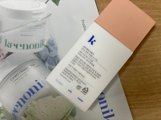 키노닉스 로지 톤업 선밀크 — 5점을 준 리뷰어가 2021년 8월 올린 사용 사진