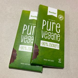 당류2g 자일리톨로 단맛을낸 슈카 퓨어비건 무설탕초콜릿 Xucker vegan 2개입 — 5점을 준 리뷰어가 2021년 4월 올린 사용 사진