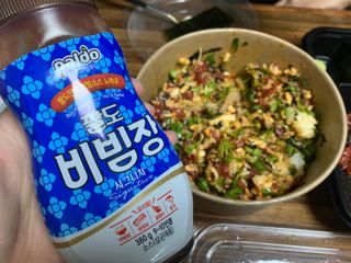 팔도비빔장 시그니처 380g 2개 — 5점을 준 리뷰어가 2022년 1월 올린 사용 사진