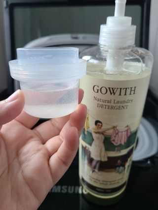 고위드올인원 세탁세제 1000ml — 4점을 준 리뷰어가 2021년 5월 올린 사용 사진