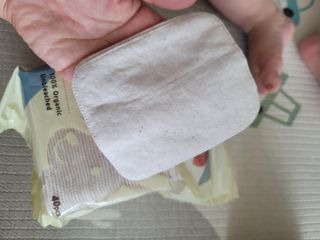 디어엘로디 오가닉 무표백 건티슈 — 5점을 준 리뷰어가 2022년 8월 올린 사용 사진