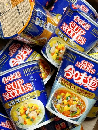 NISSIN 닛신 컵누들  4종 - 씨푸드오리지날, 씨푸드 스파이시, 씨푸드 커리, 씨푸드 XO소스 — 4.5점을 준 리뷰어가 2022년 11월 올린 사용 사진