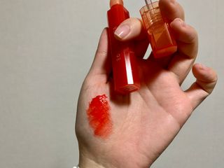 [블랙루즈]하프앤하프틴트 10종 中 택1+랜덤1 — 5점을 준 리뷰어가 2021년 2월 올린 사용 사진
