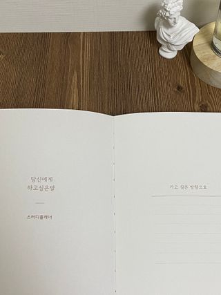 응원과 위로가 필요한 당신에게  리훈 하고싶은말 스터디 플래너 — 4점을 준 리뷰어가 2021년 3월 올린 사용 사진