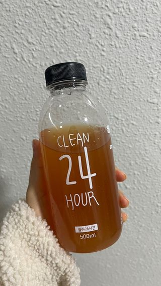 클린24시간 레드박스 1BOX(5포) + 전용보틀(500ml) — 5점을 준 리뷰어가 2024년 2월 올린 사용 사진