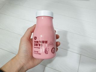 앙팡 츄어블 식물성 오메가3 1000mg x 80캡슐 — 5점을 준 리뷰어가 2022년 10월 올린 사용 사진