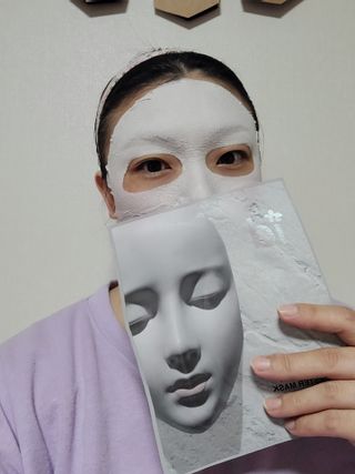 아이디플라코스메틱 페이스핏 플라스터 마스크 _ 리뉴얼 — 5점을 준 리뷰어가 2021년 4월 올린 사용 사진