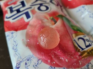 청포도캔디 복숭아캔디 — 5점을 준 리뷰어가 2022년 11월 올린 사용 사진