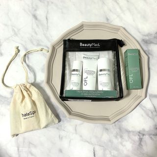 프랑스 뷰티메드 OFL 리밸런싱 케어 3종 키트 (OFL세럼 30ml & 딸라스파 어메니티 4종 증정) — 5점을 준 리뷰어가 2022년 8월 올린 사용 사진