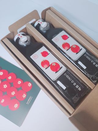[바이윙클] 페르시아 유기농 석류 착즙주스 750ml 2병 + 선물박스 세트 — 4.5점을 준 리뷰어가 2022년 3월 올린 사용 사진