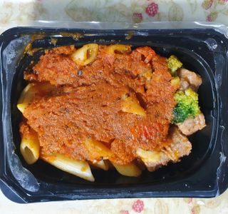 브라잇벨리 3분비건요리, 플랜트볼 토마토 파스타 2인분 — 5점을 준 리뷰어가 2022년 7월 올린 사용 사진