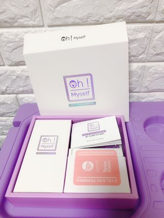 피비에스코리아 [오마이셀프] 셀프 속눈썹펌 키트 뷰러펌 파마 세트 — 5점을 준 리뷰어가 2021년 11월 올린 사용 사진
