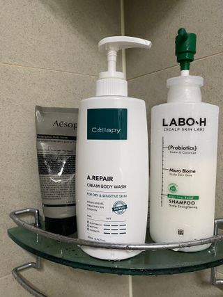 셀라피 에이리페어 크림 바디 워시 2세대 500ml — 5점을 준 리뷰어가 2021년 1월 올린 사용 사진