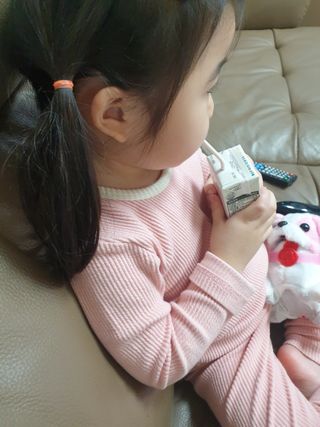 이롬 erom 황성주박사의 국산콩 두유 호두와 아몬드 — 5점을 준 리뷰어가 2020년 12월 올린 사용 사진