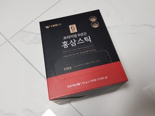 [푸름웰니스] 프리미엄 6년근 홍삼스틱 3mg x 100포 — 5점을 준 리뷰어가 2022년 3월 올린 사용 사진