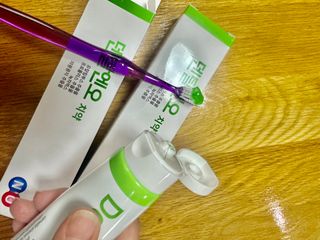 프리마인 유해균 뿐만 아니라 유익균까지 씻어내는 치약은 그만, 건강한 구강환경을 만드는 덴탈엔오 — 4.5점을 준 리뷰어가 2023년 3월 올린 사용 사진