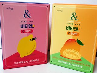 비타앤C 레몬맛, 망고맛 — 5점을 준 리뷰어가 2021년 5월 올린 사용 사진