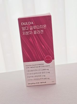 [덜다] 글루타치온 저분자 콜라겐 (20g x 15포) — 5점을 준 리뷰어가 2023년 7월 올린 사용 사진