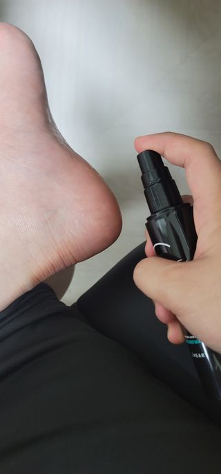 [스포츠 미스트] 쿨링샷 머슬 미스트(50ml) — 3점을 준 리뷰어가 2022년 7월 올린 사용 사진