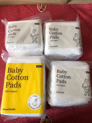 디어엘로디 프리미엄 유기농 베이비 솜티슈 40매 3 + 1 PACK — 5점을 준 리뷰어가 2021년 2월 올린 사용 사진