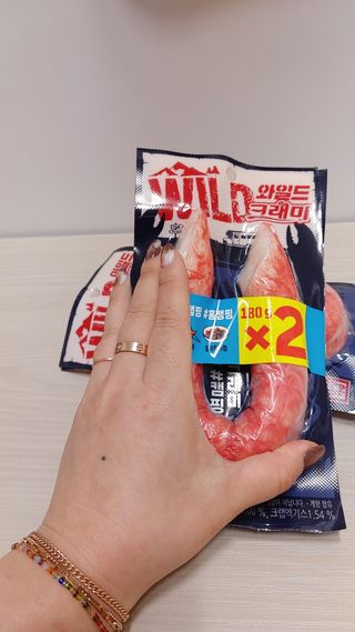한성기업 와일드 크래미 — 5점을 준 리뷰어가 2021년 10월 올린 사용 사진