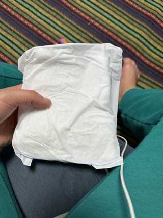 FREE [템포] 패드 내추럴순면 입는 오버나이트 5P * 2개 — 5점을 준 리뷰어가 2023년 10월 올린 사용 사진