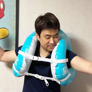 NAROO 레오파이 물놀이 튜브 버클포함 [성인용 or 영유아용] — 5점을 준 리뷰어가 2023년 7월 올린 사용 사진