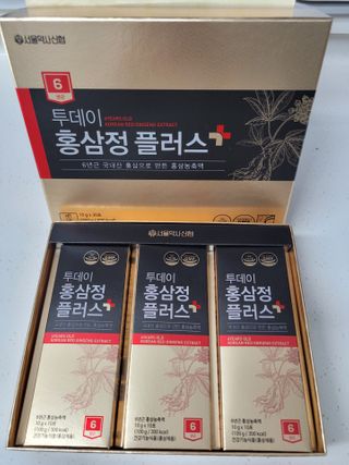 서울약사신협_투데이홍삼정플러스스틱_10g x 30포 — 5점을 준 리뷰어가 2021년 2월 올린 사용 사진
