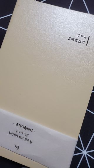 응원과 위로가 필요한 당신에게  리훈 하고싶은말 스터디 플래너 — 5점을 준 리뷰어가 2021년 3월 올린 사용 사진