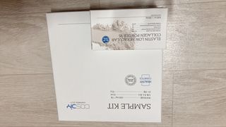 [유니자르] COSDIY  샘플 키트 + 엘라스틴 저분자 콜라겐 파우더 — 4점을 준 리뷰어가 2021년 11월 올린 사용 사진