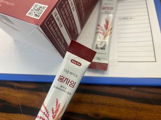 하루 1포로 콜레스테롤, 유산균, 고역가 소화효소까지 한번에 섭취! 다온바이오 홍자임 1개월분(30포) — 5점을 준 리뷰어가 2023년 2월 올린 사용 사진