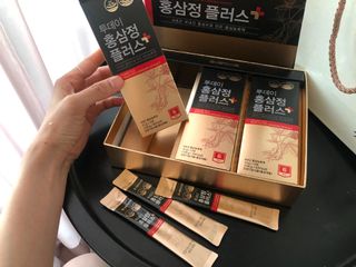 서울약사신협_투데이홍삼정플러스스틱_10g x 30포 — 5점을 준 리뷰어가 2021년 6월 올린 사용 사진
