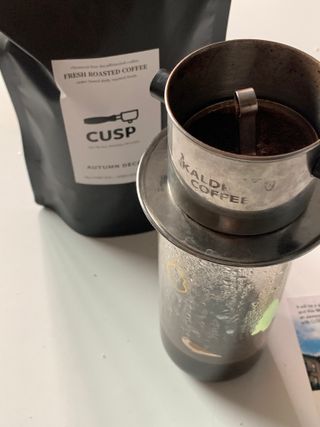 커스프 블렌드 당일 로스팅 커피원두 홀빈 드립커피 분쇄 200g — 5점을 준 리뷰어가 2022년 8월 올린 사용 사진