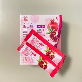헬스업_쁘띠쁘띠석류콜라겐젤리_20g x 14포 — 5점을 준 리뷰어가 2021년 2월 올린 사용 사진