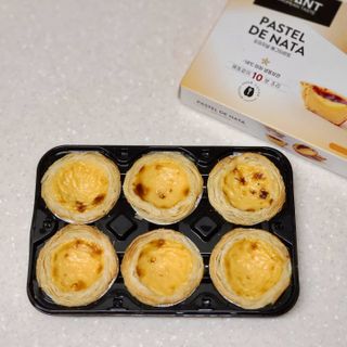 디앙뜨 포르투갈 에그타르트 오리지널 맛+패션후르츠+초콜릿타르트 맛 중 택1 — 5점을 준 리뷰어가 2021년 7월 올린 사용 사진