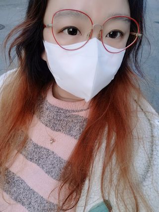[푸름웰니스] KF94 비움 마스크 - 화이트 — 5점을 준 리뷰어가 2021년 3월 올린 사용 사진
