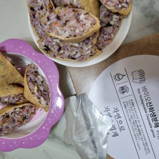 노플(NOPL) 노플 친환경 바이오 산화 생분해  항균 일회용 위생 비닐장갑 100매 + 지퍼백 소형, 대형 — 4.5점을 준 리뷰어가 2021년 10월 올린 사용 사진