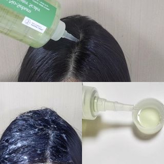 닥터시드 티트리 앤 라임 비건 지성케어 쿨 탈모 두피 워터 스케일러 — 5점을 준 리뷰어가 2024년 5월 올린 사용 사진