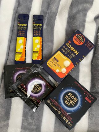 [키스립] 근복적인 숙취원인 해결 숙취해소제 키스립 코드레드487 2팩 & 뉴키스립비타 1box  set — 4점을 준 리뷰어가 2022년 3월 올린 사용 사진