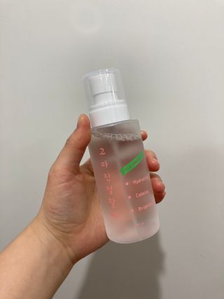 [시카앰플] 묘오한 고마진정할때 진정 스프레이 앰플 150ml — 4점을 준 리뷰어가 2021년 3월 올린 사용 사진