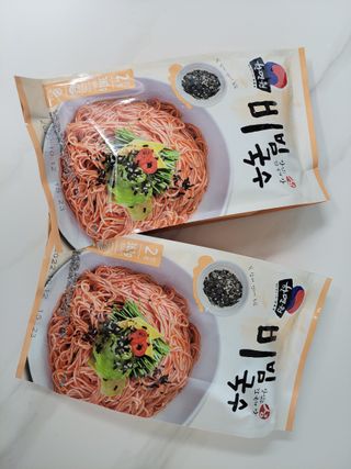[한면원] 비빔국수 2인분 — 3점을 준 리뷰어가 2022년 8월 올린 사용 사진