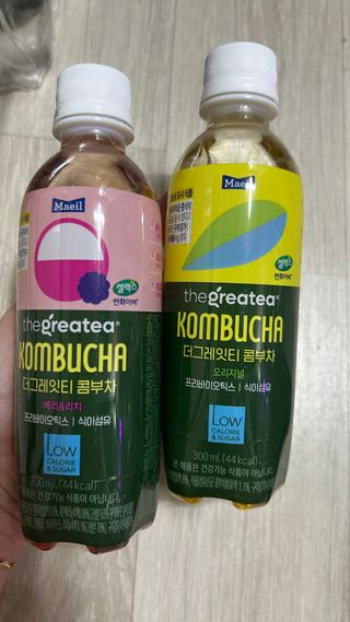 더그레잇티 콤부차 [매일유업] 더그레잇티 44kcal 콤부차 300ml *12개입 (오리지널 6개+베리리치 6개) — 5점을 준 리뷰어가 2023년 8월 올린 사용 사진