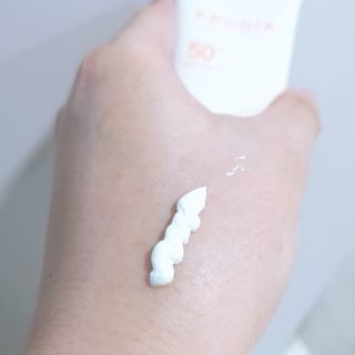 [후르디아] 혼합자차 선 에센스+톤업 선크림 2종 — 5점을 준 리뷰어가 2021년 5월 올린 사용 사진