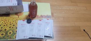 클린24시간 1BOX(5포) + 전용보틀(500ml) — 5점을 준 리뷰어가 2023년 8월 올린 사용 사진