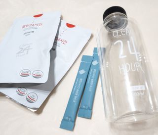 클린24시간 1BOX(5포) + 전용보틀(500ml) — 4.5점을 준 리뷰어가 2023년 6월 올린 사용 사진