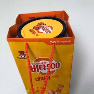 광동생활건강 프리 [광동] VB와 VC를 함유한 멀티 비타민 비타 500 데일리 스틱 180포 — 5점을 준 리뷰어가 2022년 6월 올린 사용 사진