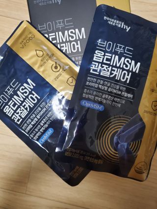 [브이푸드] 옵티MSM 관절케어 (70ml x30포) — 5점을 준 리뷰어가 2022년 6월 올린 사용 사진