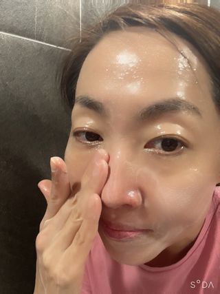 스킨큐어 산다화 순한 클렌징 동백 오일 200ml — 4.5점을 준 리뷰어가 2023년 3월 올린 사용 사진