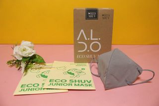 알도(A.L.D.O) 알도 에코슈브 주니어 마스크(중형) — 5점을 준 리뷰어가 2022년 9월 올린 사용 사진